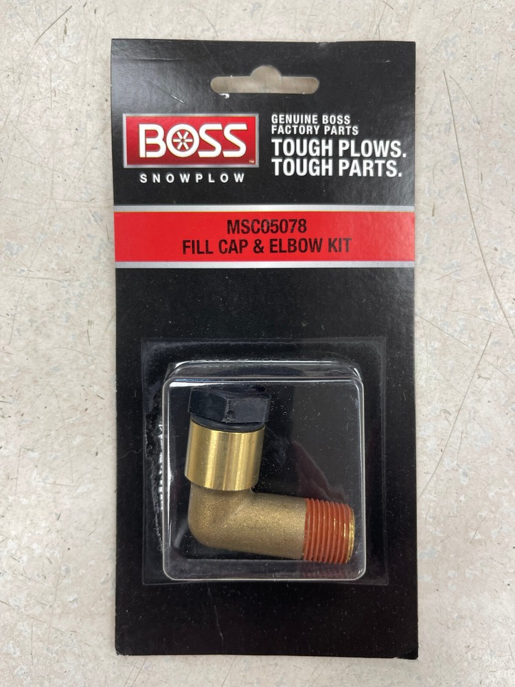 New Boss Plow MSC05078 Plow Fill Cap & Elbow Kit