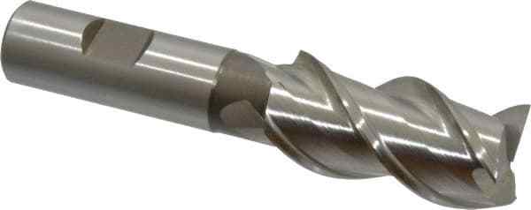 Value Collection 1" Diam 3-Flute 45° Cobalt Square Roughing & Finishing E...