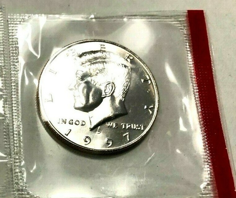 1997  D  KENNEDY HALF DOLLAR Choice In Cello From Mint Sets
