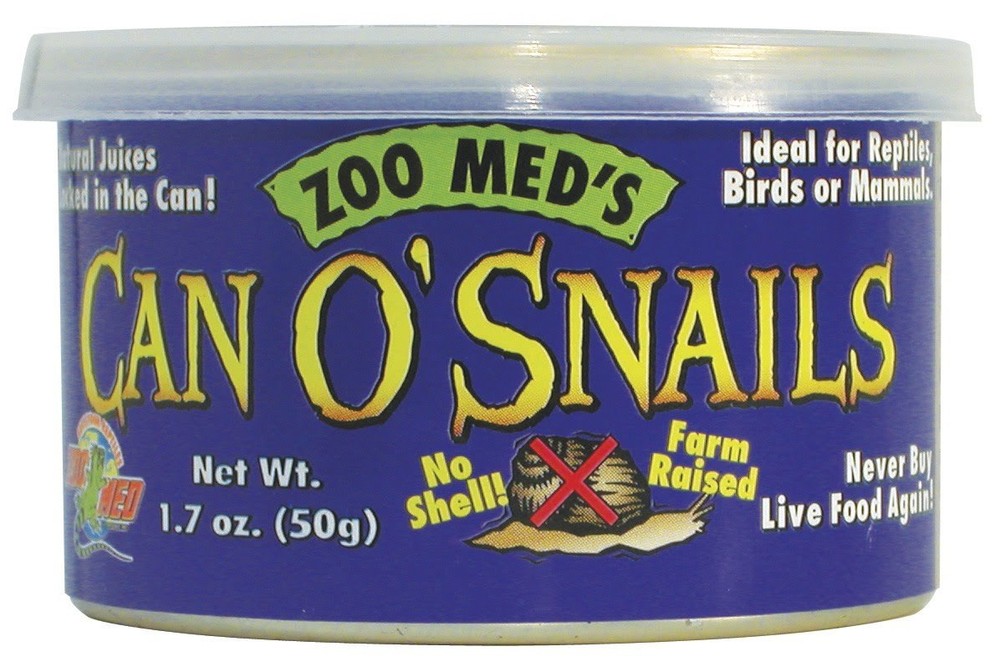 ZOO MED CAN O' SNAILS - 1.2 OUNCE