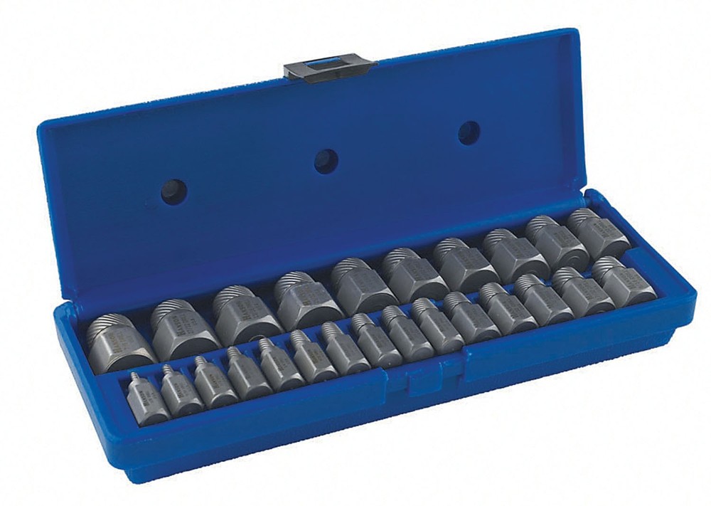 25 Pc. Hex Head Multi-Spline Screw Extractor Set AHN-53227