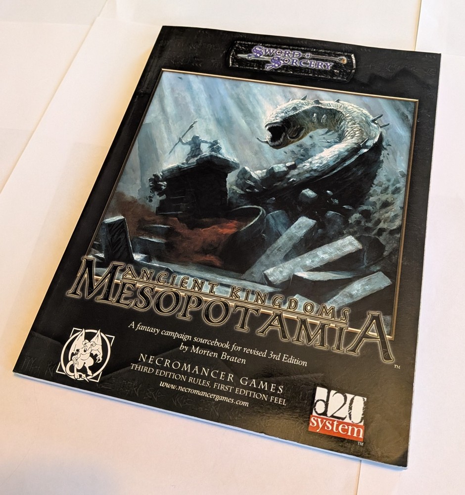 Ancient Kingdoms Mesopotamia D&D Dungeons & Dragons D20 GREAT CONDITION