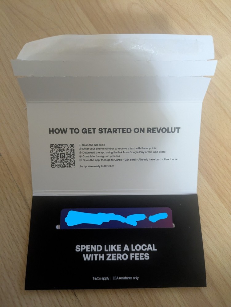 Revolut Replacement Card ( EEA Residents)