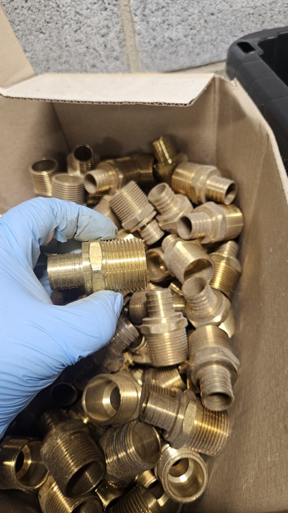 1" Pex Brass Male Adapter Brass