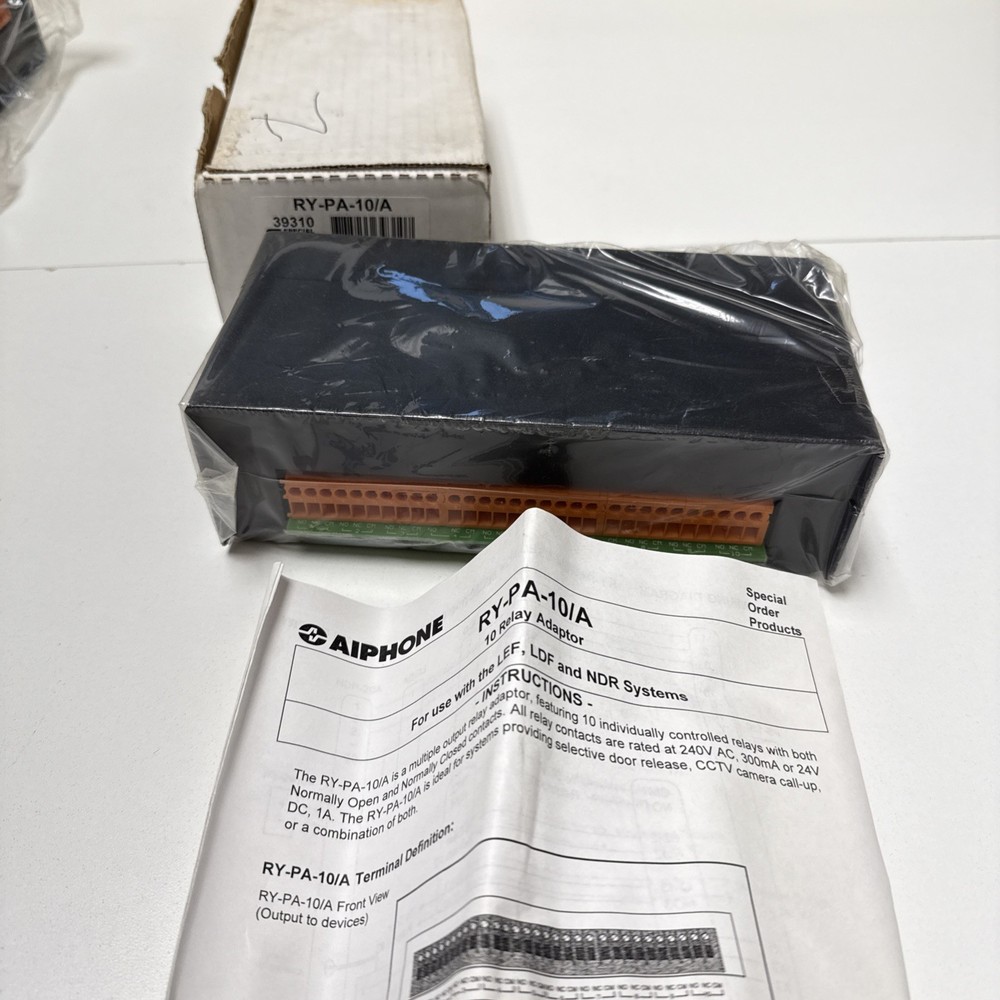 Aiphone  RY-PA-10/a  10 Relay adapter for LEF ldf ndr systems