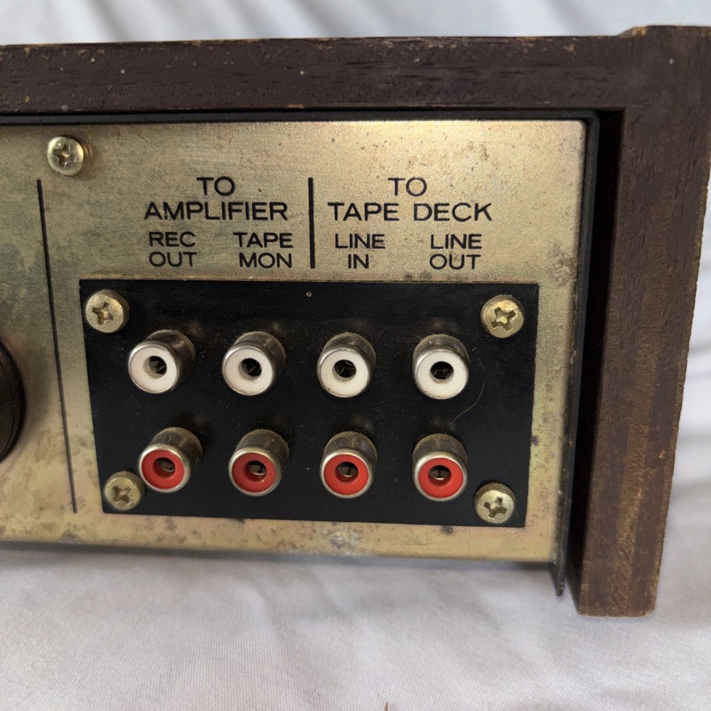 TEAC AN-60 Noise Reduction Unit Dolby System Wood Case UNTESTED Powers On