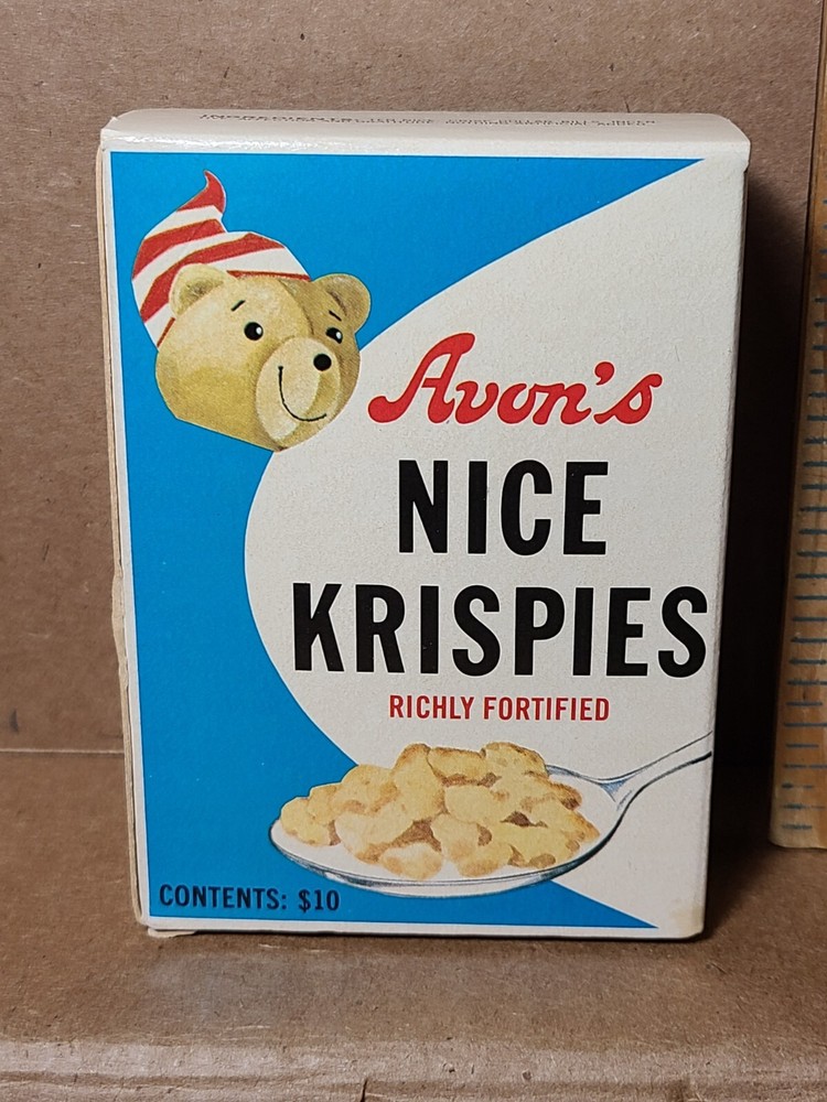 Vintage Avon's Nice Krispies Box Only Performance Reward
