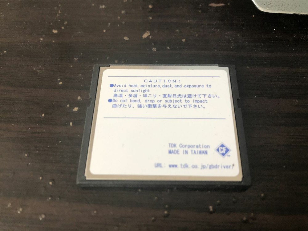 TDK CompactFlash Card 2GB CF card memory 2G GBDriver CompactFlash