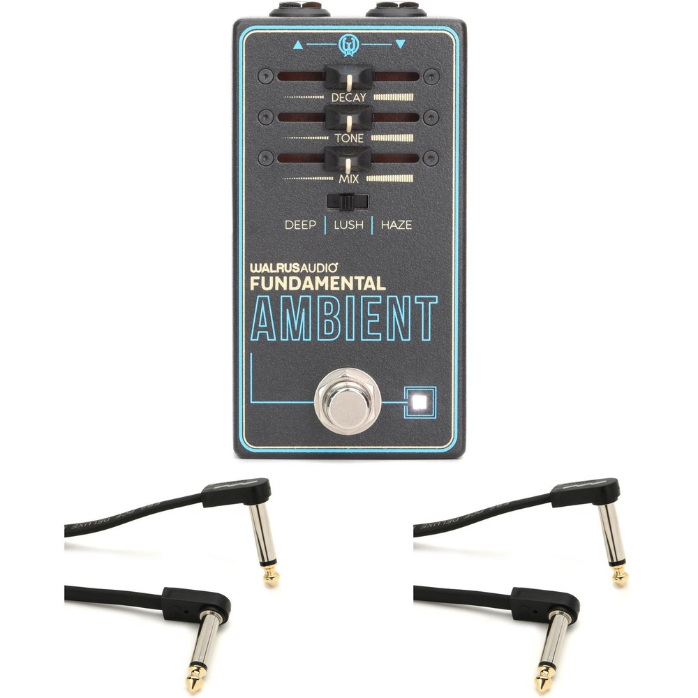 Walrus Audio Fundamental Series Ambient Pedal with Patch Cables