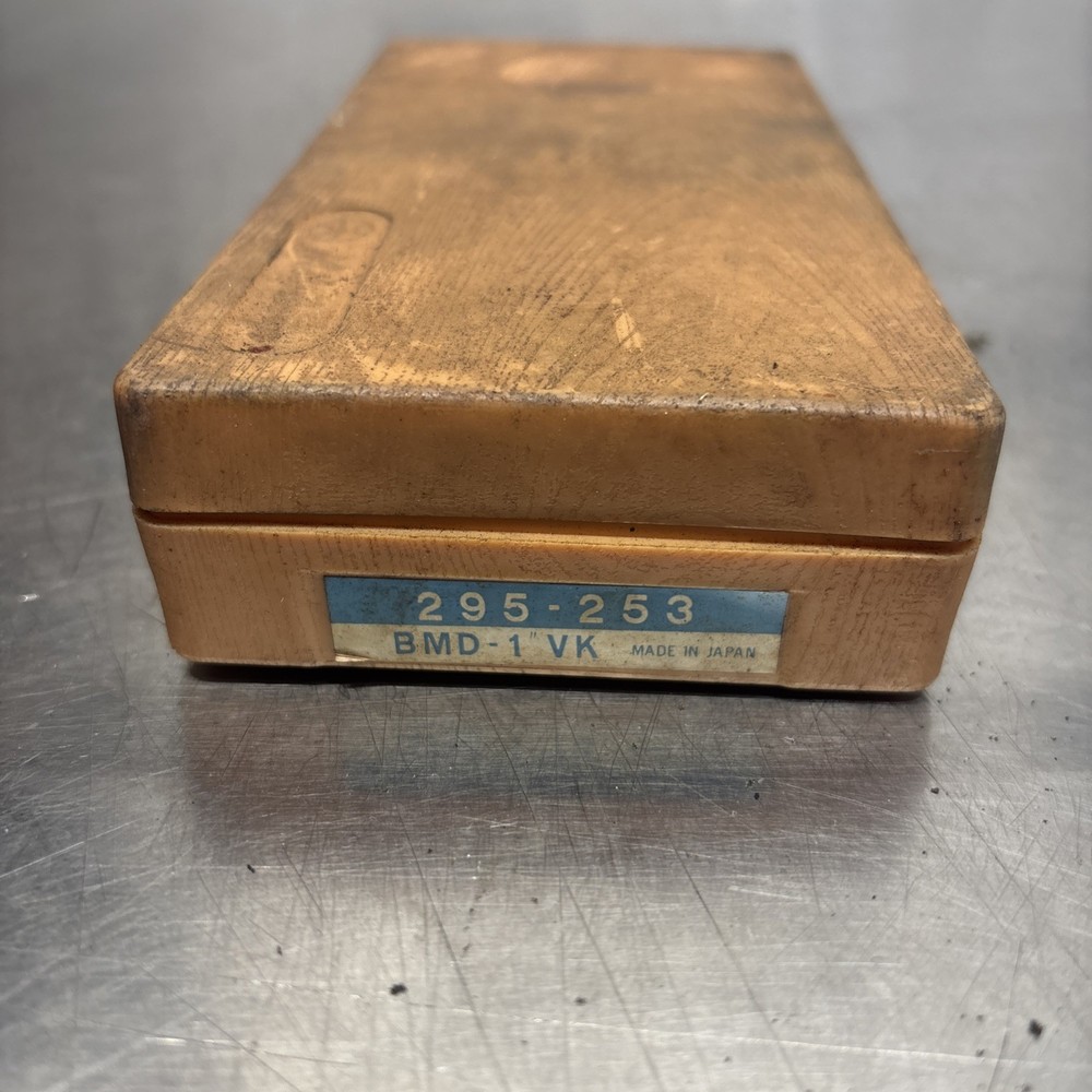 Mitutoyo 295-153 Spherical Micrometer, 0-1" analog rolling indicator ￼