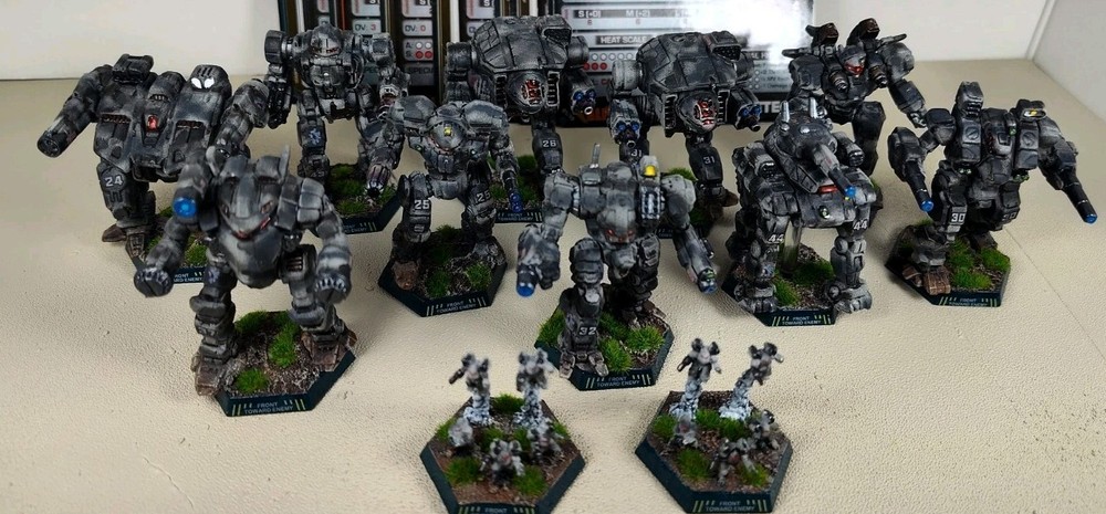 Pro-Painted Battletech Miniatures Commission Services-REVIEW DESCRIPTION PLEASE!