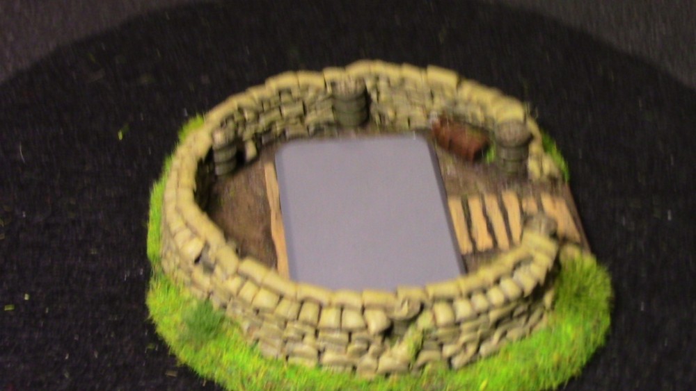 🔥 15mm Pro-Painted Baueda WW2 Mortar Pit