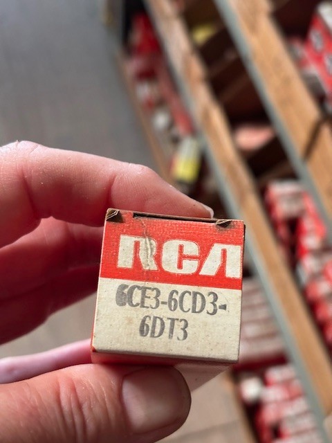 6CE3 RCA TUBE NEW SURPLUS