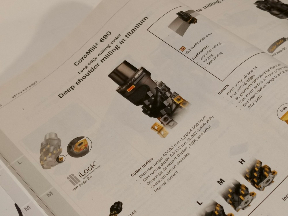 Sandvik Coromant 2015 Rotating Tools Reference Guide & 2017.1 Supplement Manual