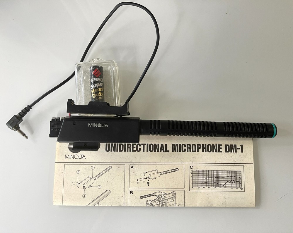Minolta DM-1 Unidirectional Microphone Unused