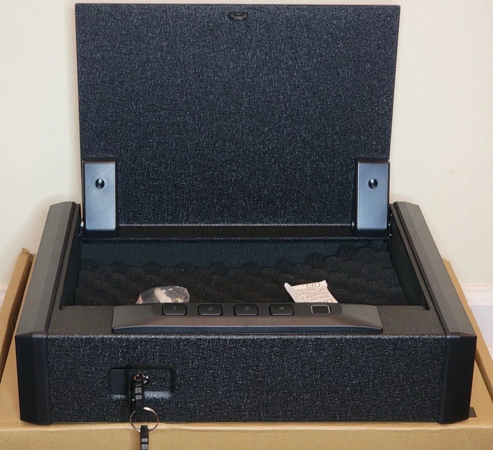 RPNB Safe Lock Box Biometric Vault Security Key Pad NEW