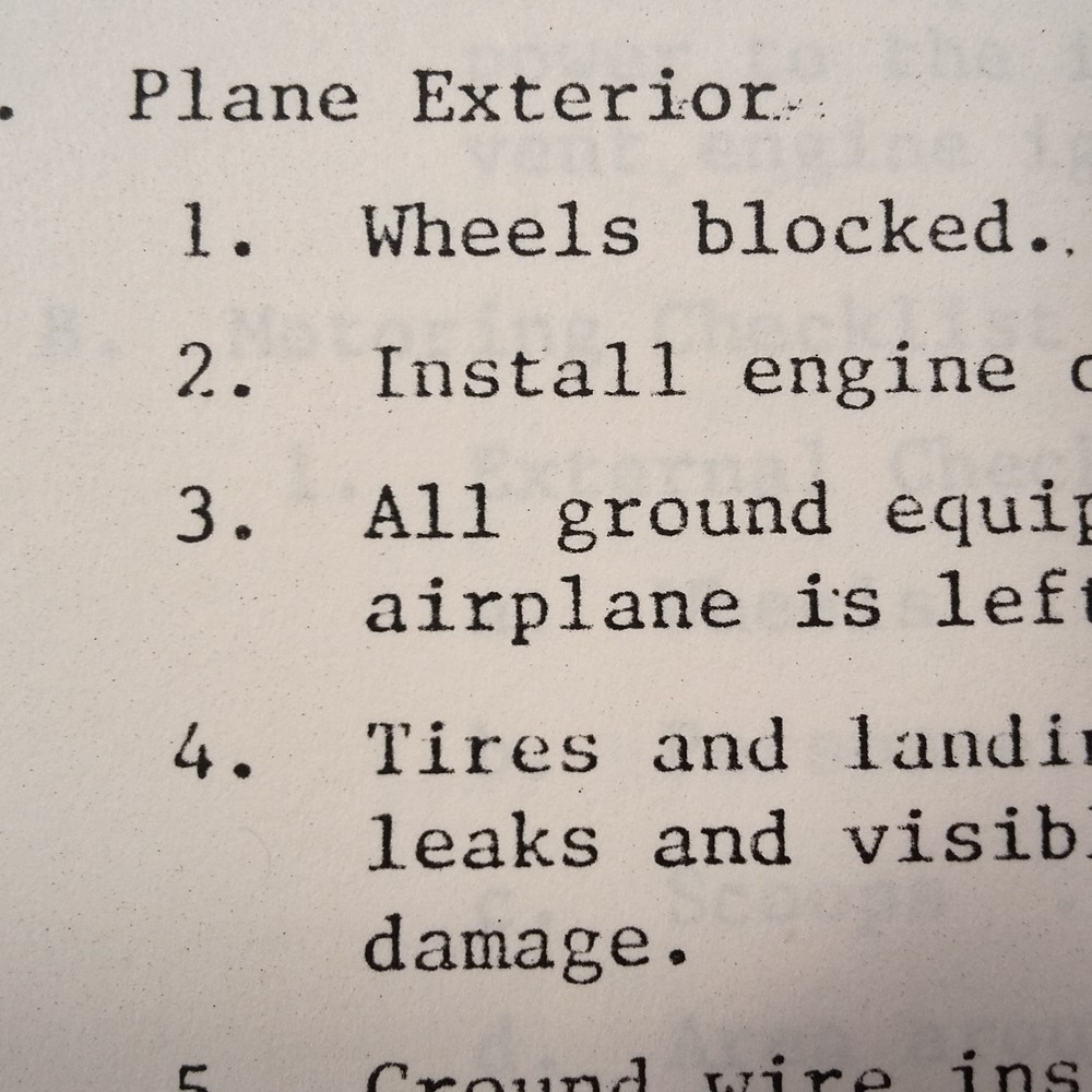 Handbook of Engine Run Procedures for 727 & DC-9
