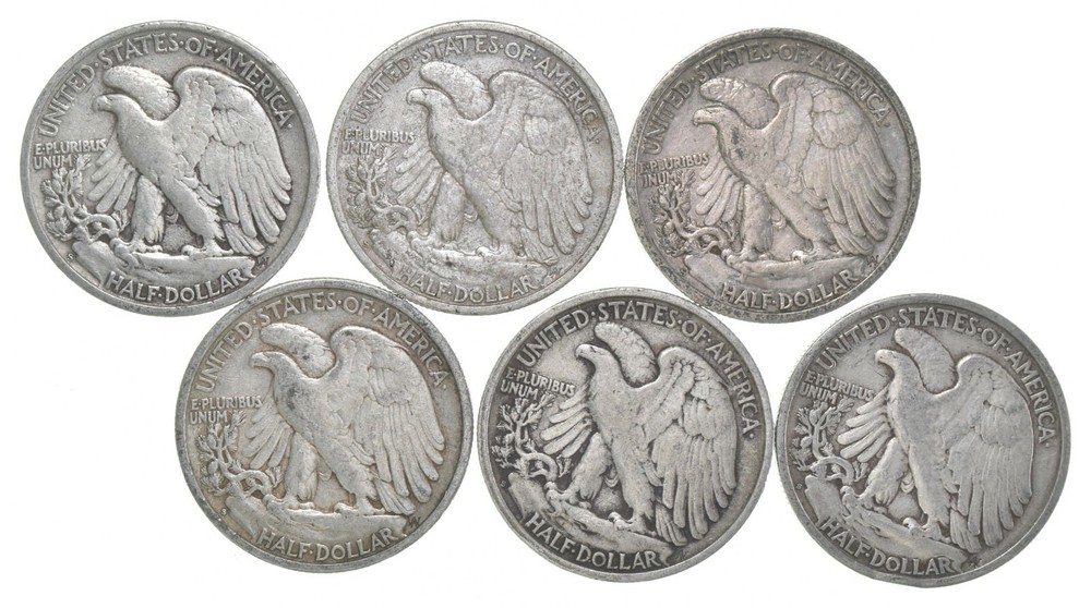 1942-S XF Walking Liberty Half Dollar