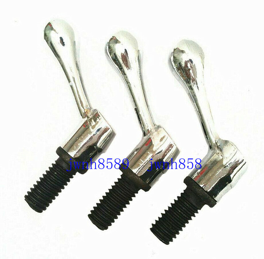 3PCS Bridgeport Part Head Milling Machine Table Lock Bolt Handle M12 Thread Mill
