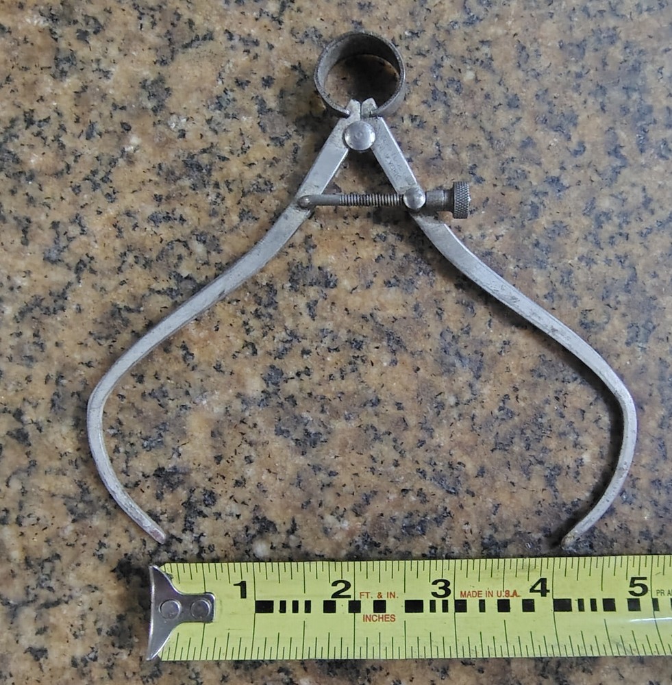 🗽 VINTAGE ATLAS TOOL CO. 4" OD CALIPER