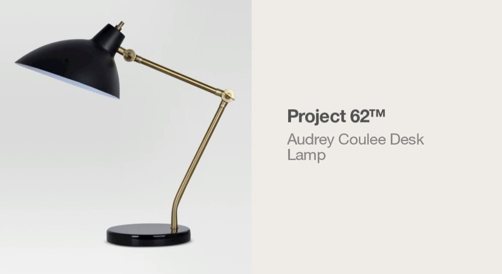 Audrey Coulee Desk Lamp Black - Project 62