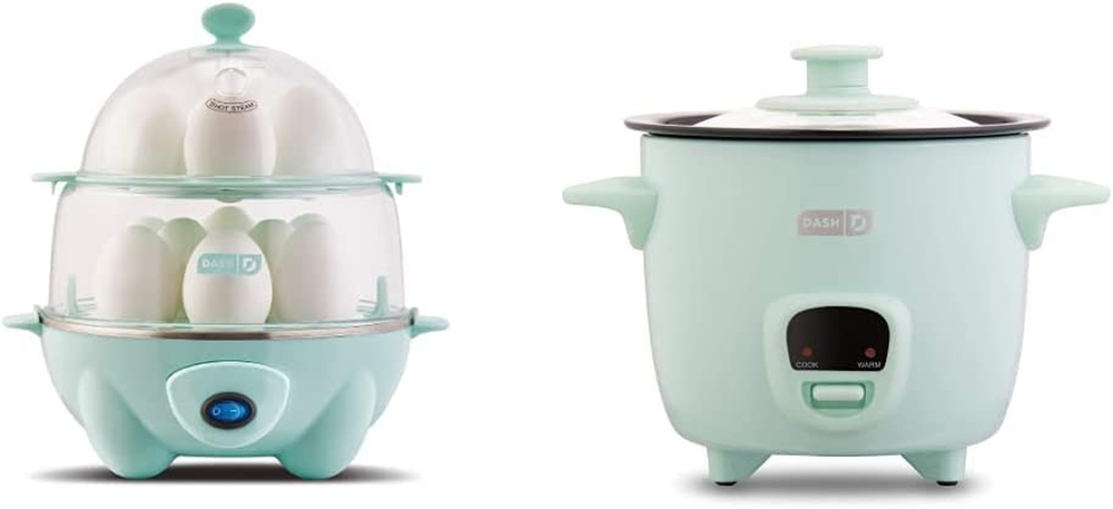 DASH Deluxe Rapid Egg Cooker - 12 Capacity, Multi-Function, Auto Shut Off - Blac