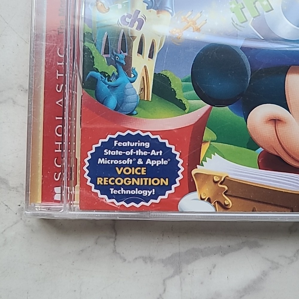 Disney Scholastic Phonics Quest Age 5-8 Windows Mac Interactive Learning NEW CD