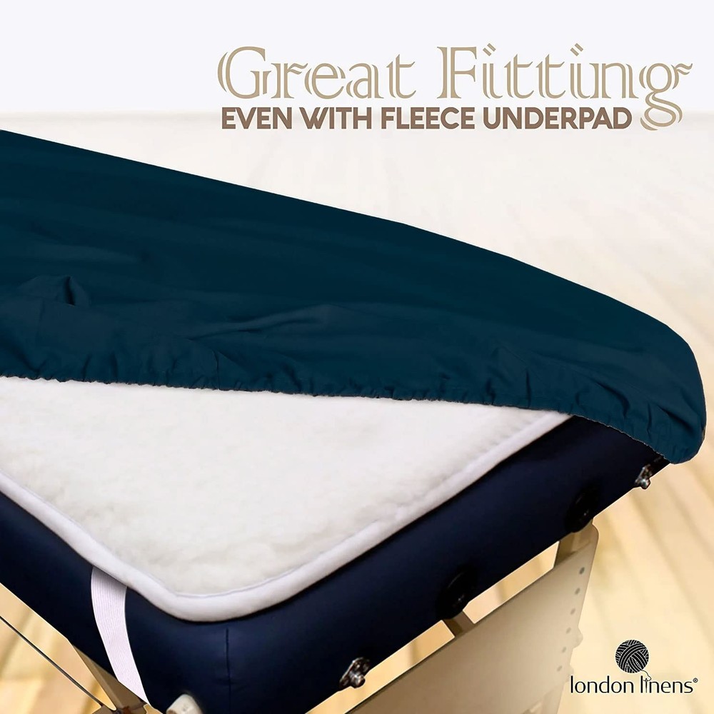 Soft Microfiber Massage Table Sheets Set 3 Piece Set - Includes Massage Table...