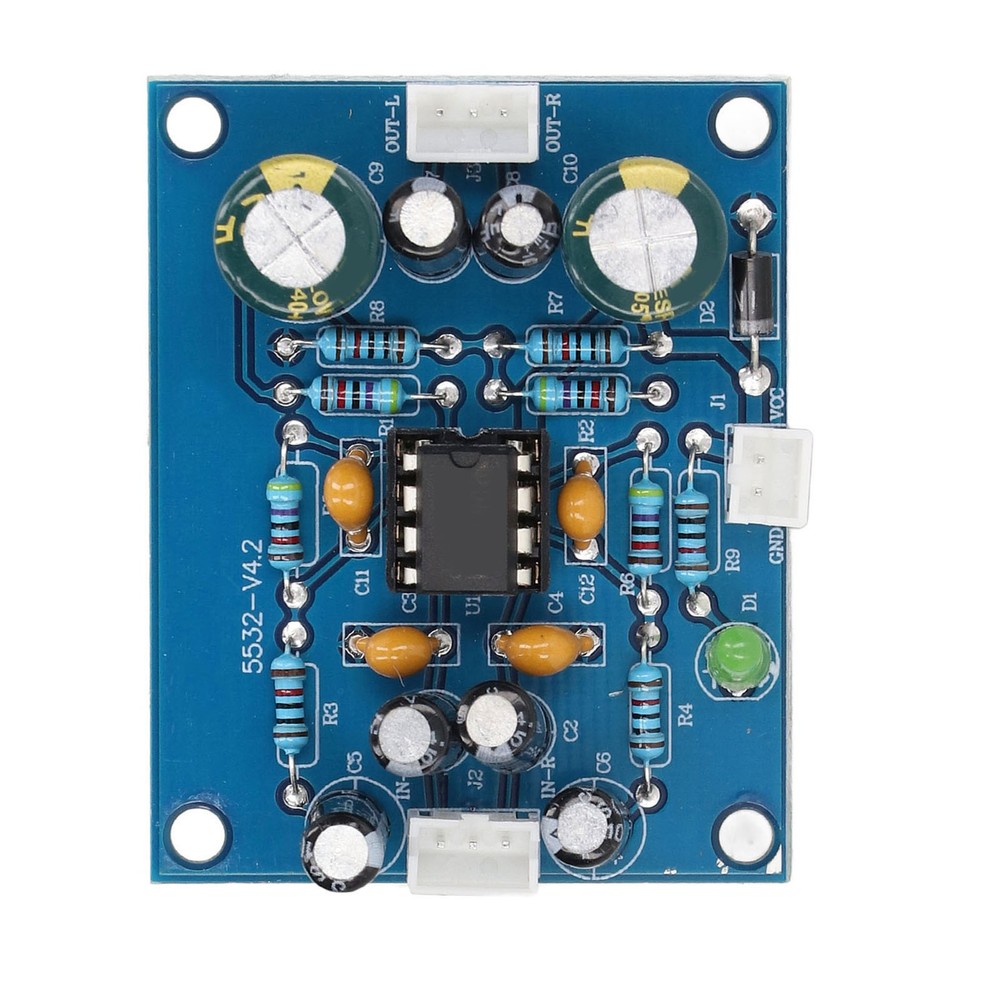 Preamp Module Audio Preamplifier Board NE5532 Chip Accessory Replacement Part