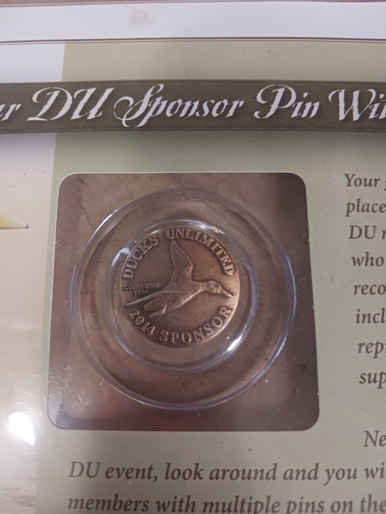 2014 Ducks Unlimited Pin