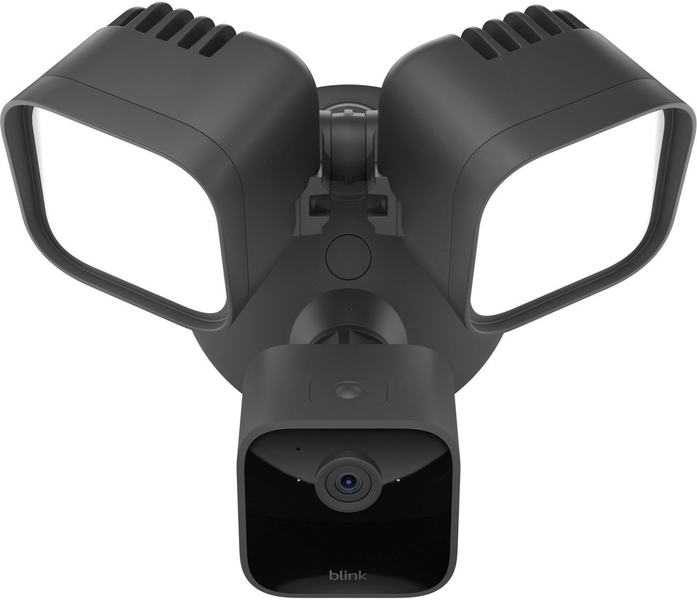 Blink - Outdoor Wired 1080p Security Camera with Floodlight - Black