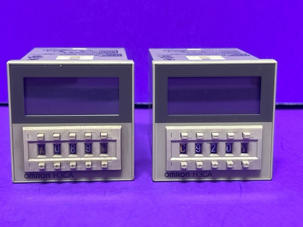 Omron H3CA-A Multi Mode Digital Solid-State Timer [Lot of 2]