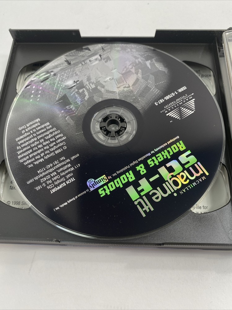 Imagine It! Sci-Fi Science Fiction Graphics PC CD Missing 1 Of 6 CDs