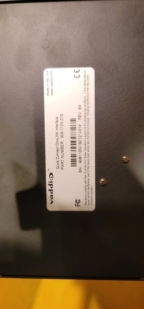 Vaddio 998-1105-019 Quick-Connect OneLINK Interface