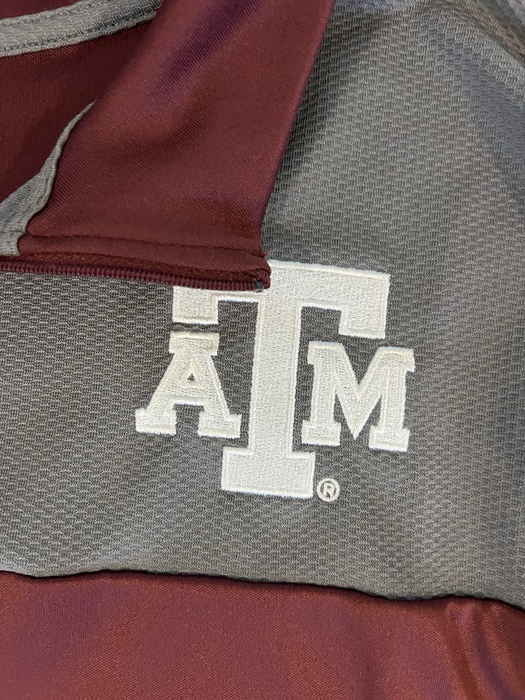 Light Weight Texas A&M Quarter Zip Pull Over Size XXL