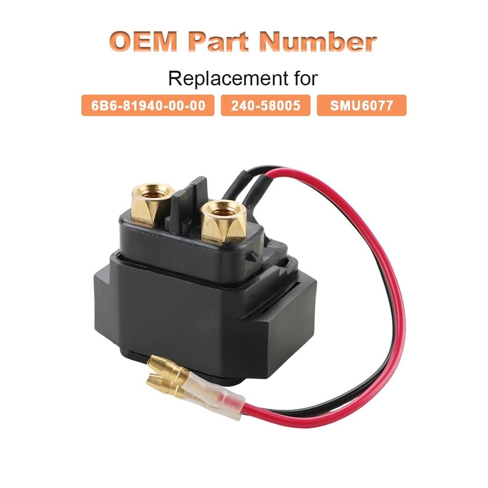 WATERWICH Starter Solenoid Relay Compatible with Yamaha Wave Runner FX FZR VX VX