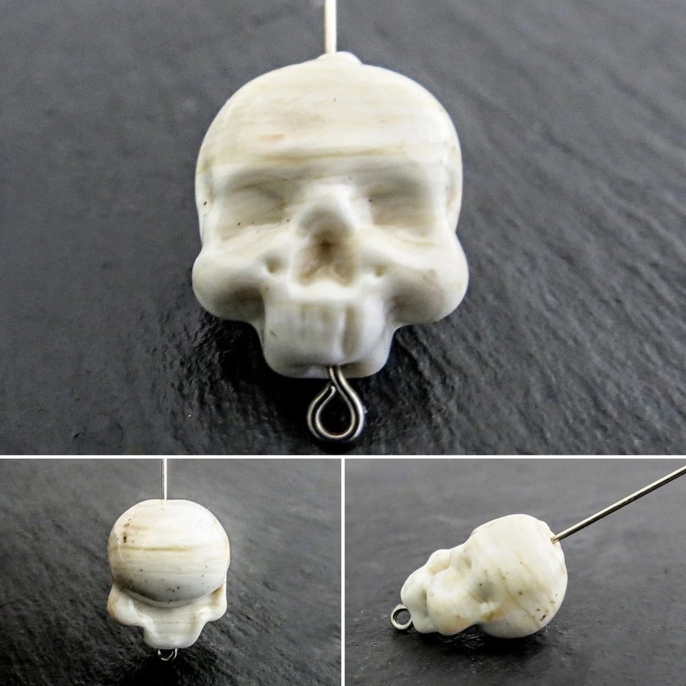 Skull Lampwork Mashers, design 2 - Lampwork Tool