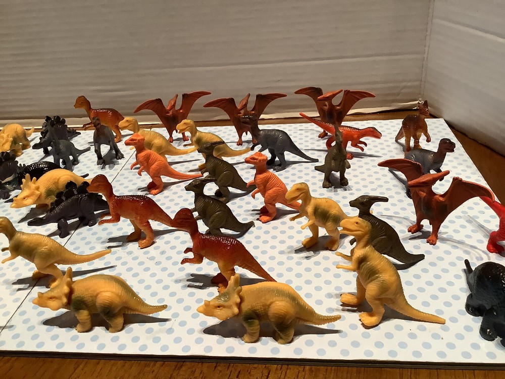 55 Pcs Unique Realistic Dinosaur Figures (mini) lot