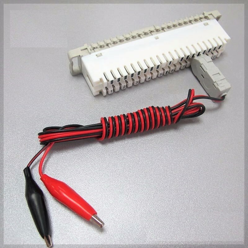 110 test head to alligator clip