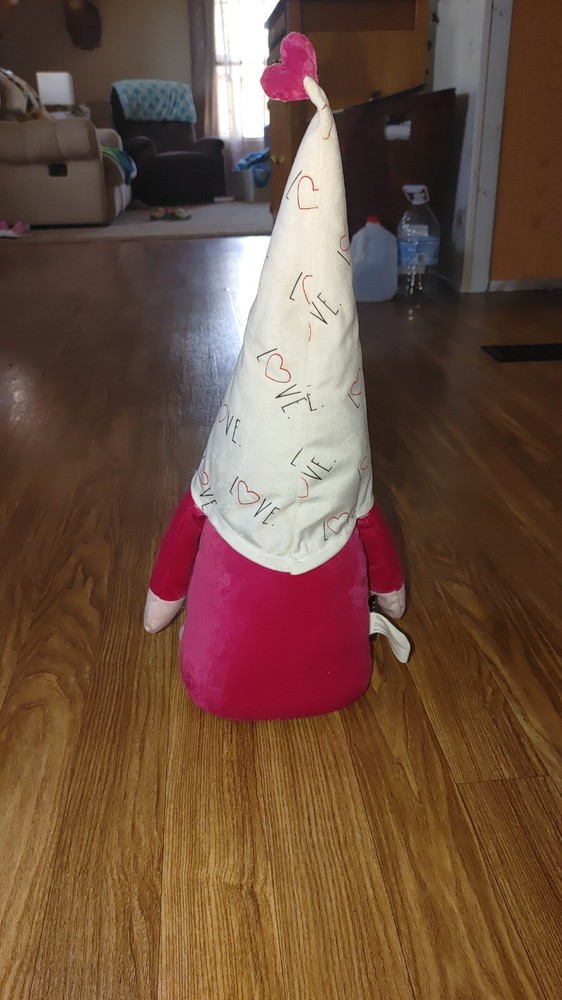 Rae Dunn Love Weighted Gnome 21”
