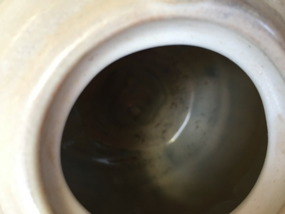 Studio Art Pottery Glazed Teapot & Cup Signed