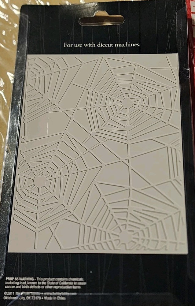 The Paper Studio Embossing Folders Halloween A2 SPIDER WEB ~ #749648