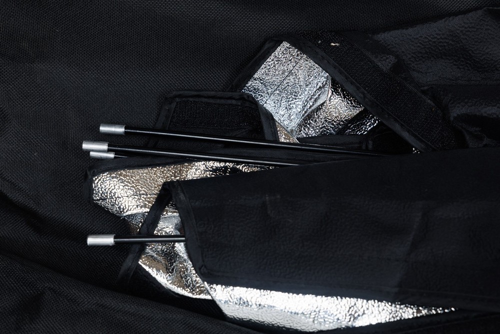 2 Glow Series Large Rectangular Softboxes 30" x 60" & 2 Egg Crate Grids