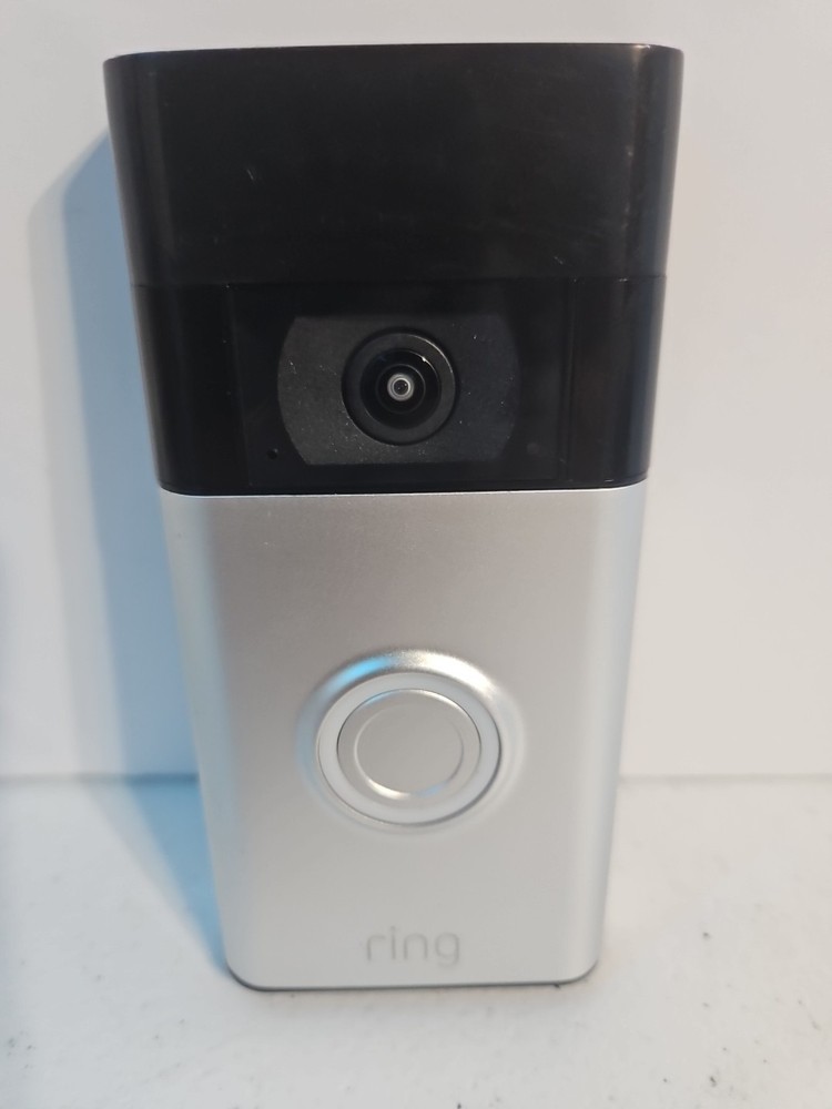 Ring 2nd Generation 5UM5E5 Silver Night Vision 2-Way Talk Untested NO MOUNT