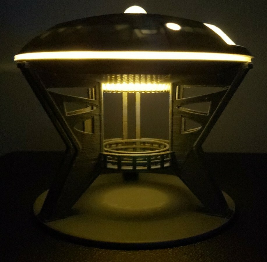 Jupiter 2 [from Lost in Space] - with Lights & Gantry Stand - Medium