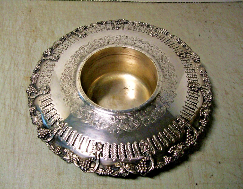 Unique Victorian Hallmarked Silver Wine Bottle Caddy Holder Coaster