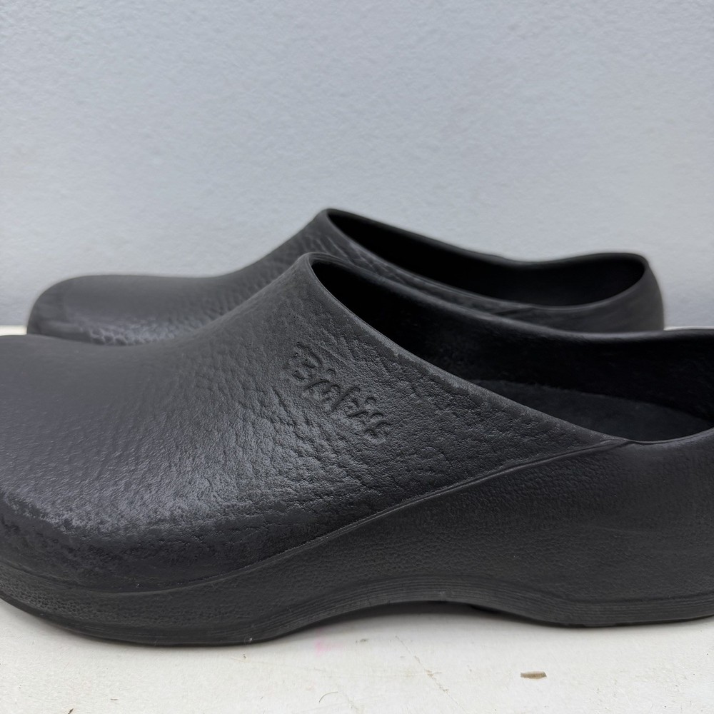 Birki’s Profi-Birki Black Rubber Clogs Size 11 Men