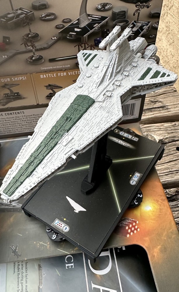 Star Wars Armada Venator Class Star Destroyer(fully painted)