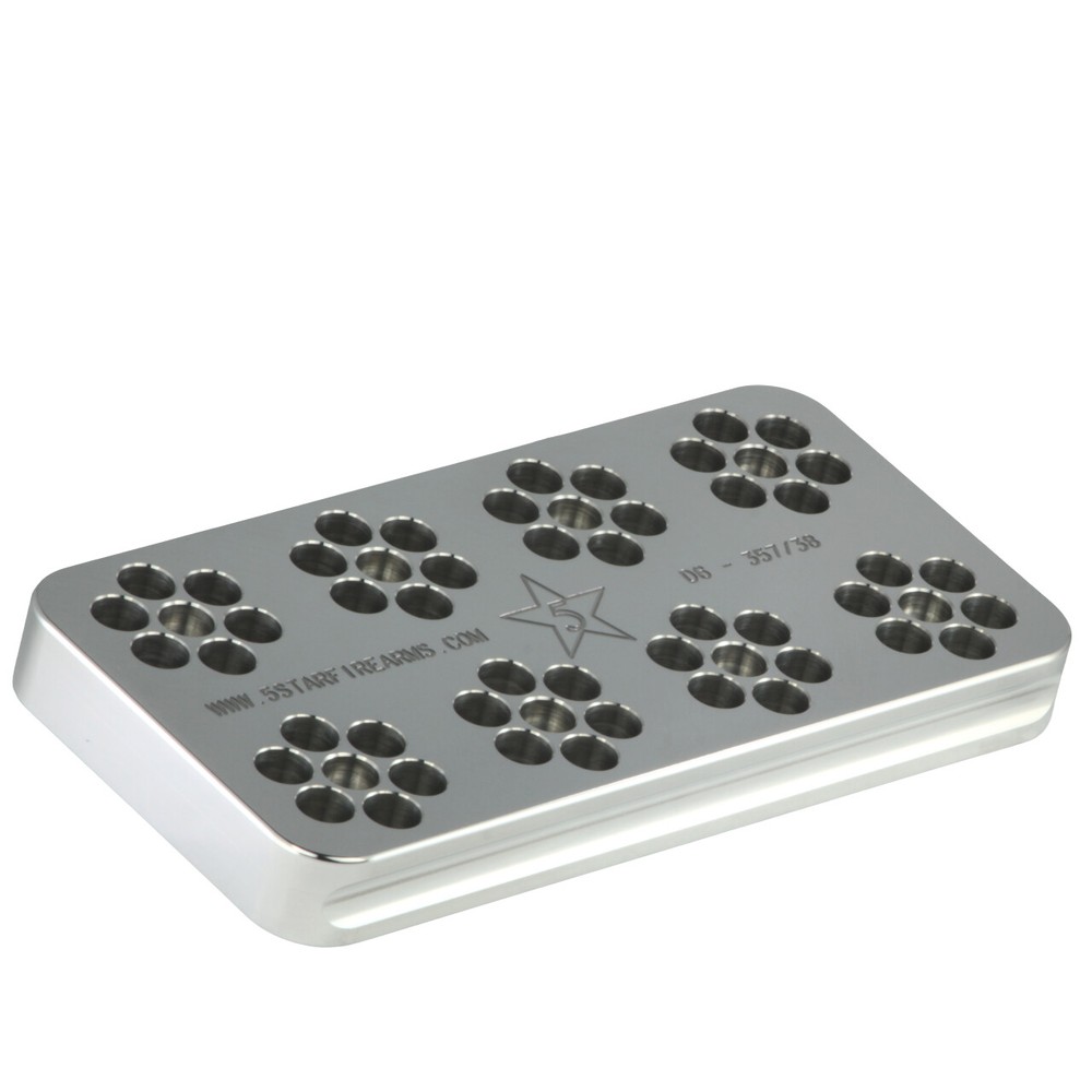 D6-357/38 Range Block, 6-shot .357/.38 D-Frame, Solid Billet Aluminum SHIPS FREE