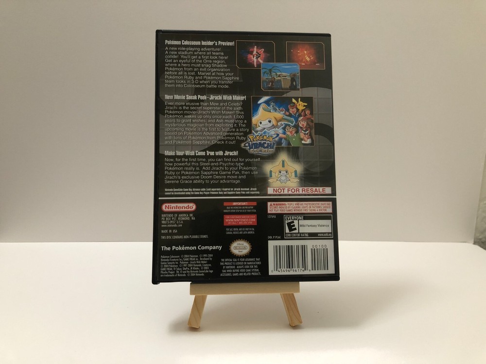 Replacement GameCube Case for Pokemon Colosseum: Bonus Disk